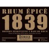 Rhum Epicé 1839 - Boisson spiritueuse à base de rhum - 37,5% vol.
